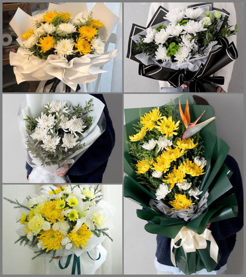 浙江省金华义乌市廿三里街道西京村白事花束代送
